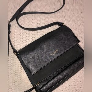 Tignanello Festival Chic Multipocket Leather/Suede Crossbody Purse